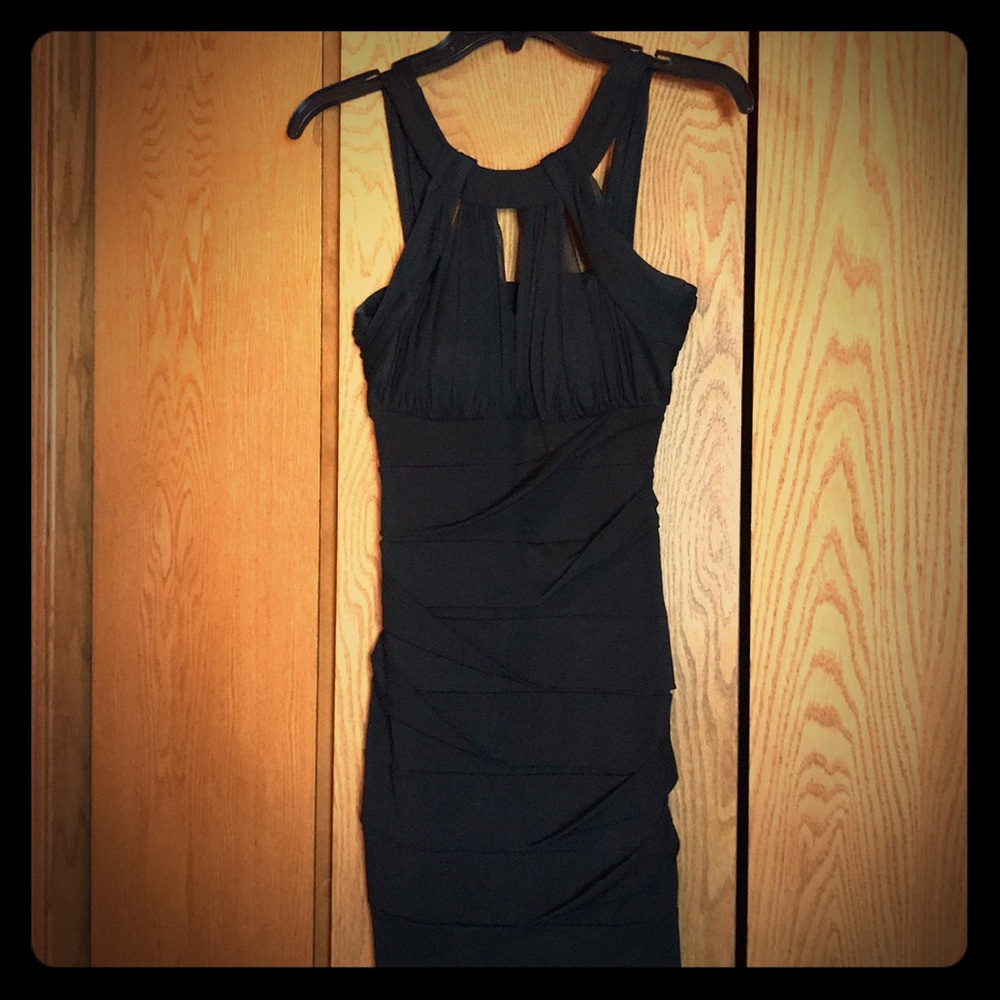 Black cocktail dress